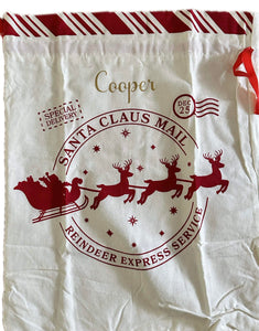 Personalised  Santa Mail Sacks
