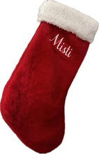 Personalised Christmas Stocking - Red