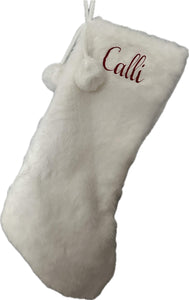 Personalised Christmas Stocking - Red