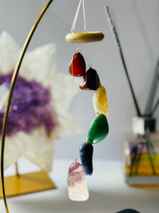 Crystal Chakra | Sun Catcher | Wind Chime Mobile