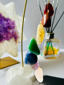 Crystal Chakra | Sun Catcher | Wind Chime Mobile