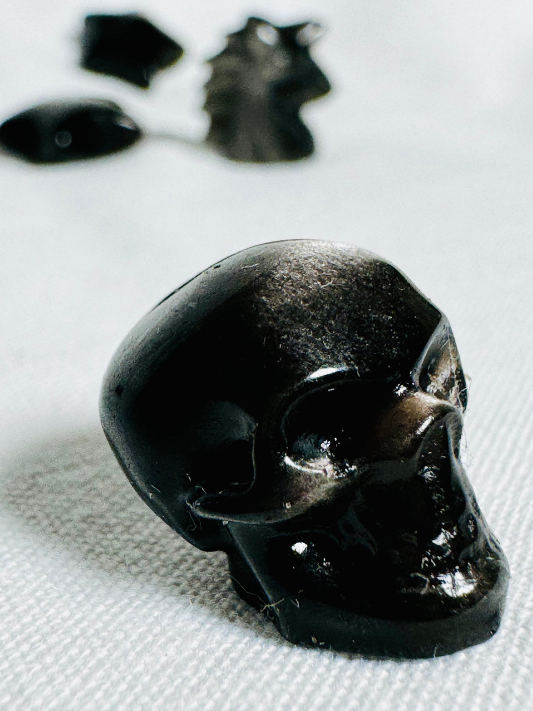 Silver Sheen Obsidian | Mini Carvings