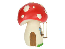 21cm Mushroom Fairy Garden House with Swing