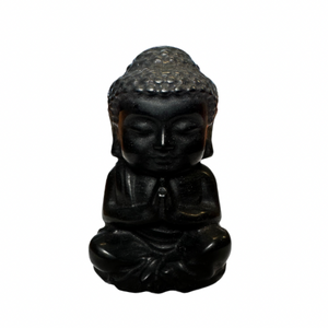 Obsidian | Buddha Carving
