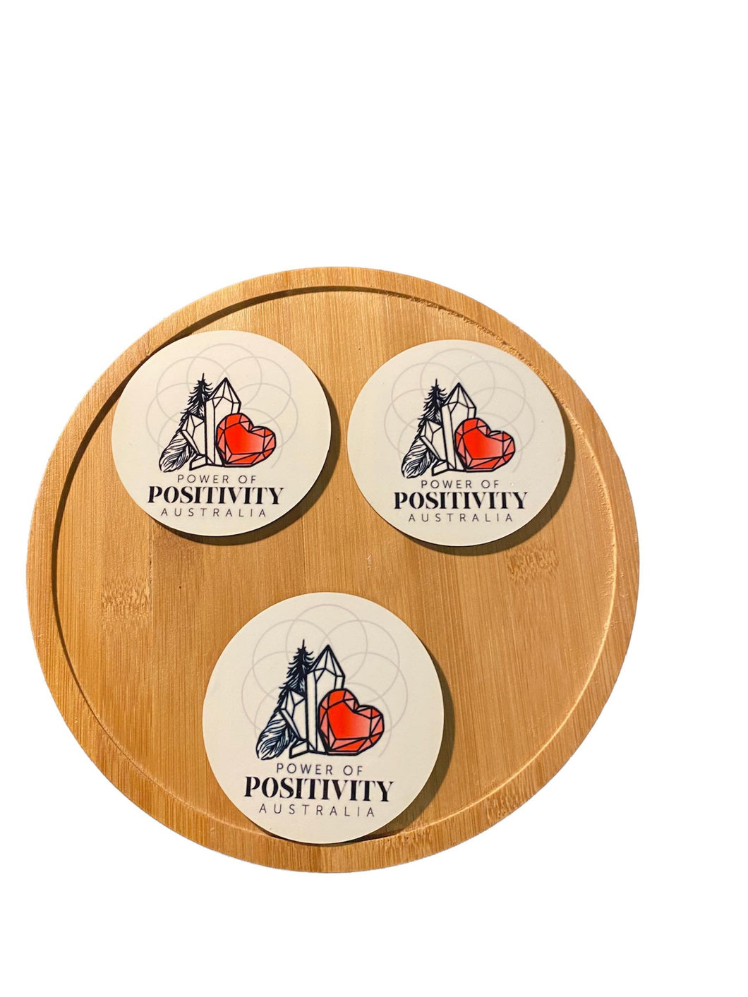 Power of Positivity Coasters | Set of 2